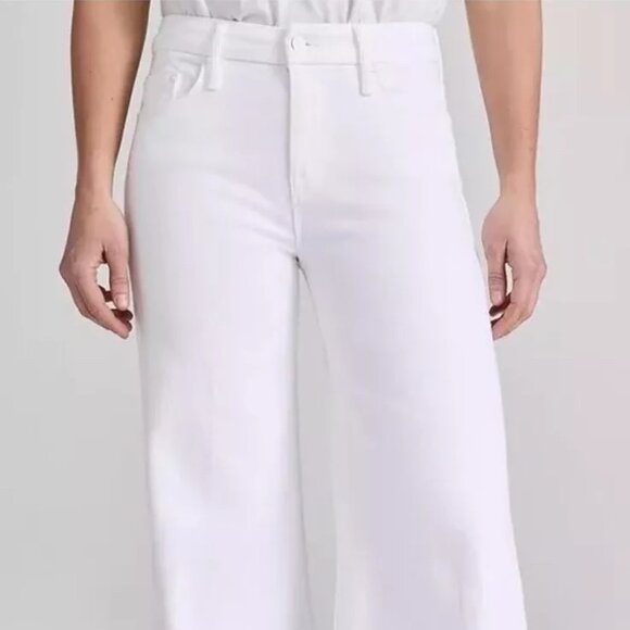 MOTHER DENIM The Roller Wide Leg Fray Jeans 27 - Picture 3 of 4